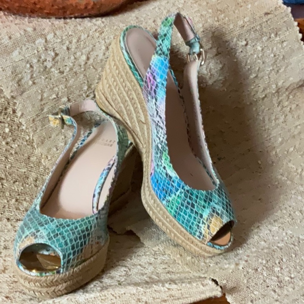 Stuart Weitzman platform espadrilles